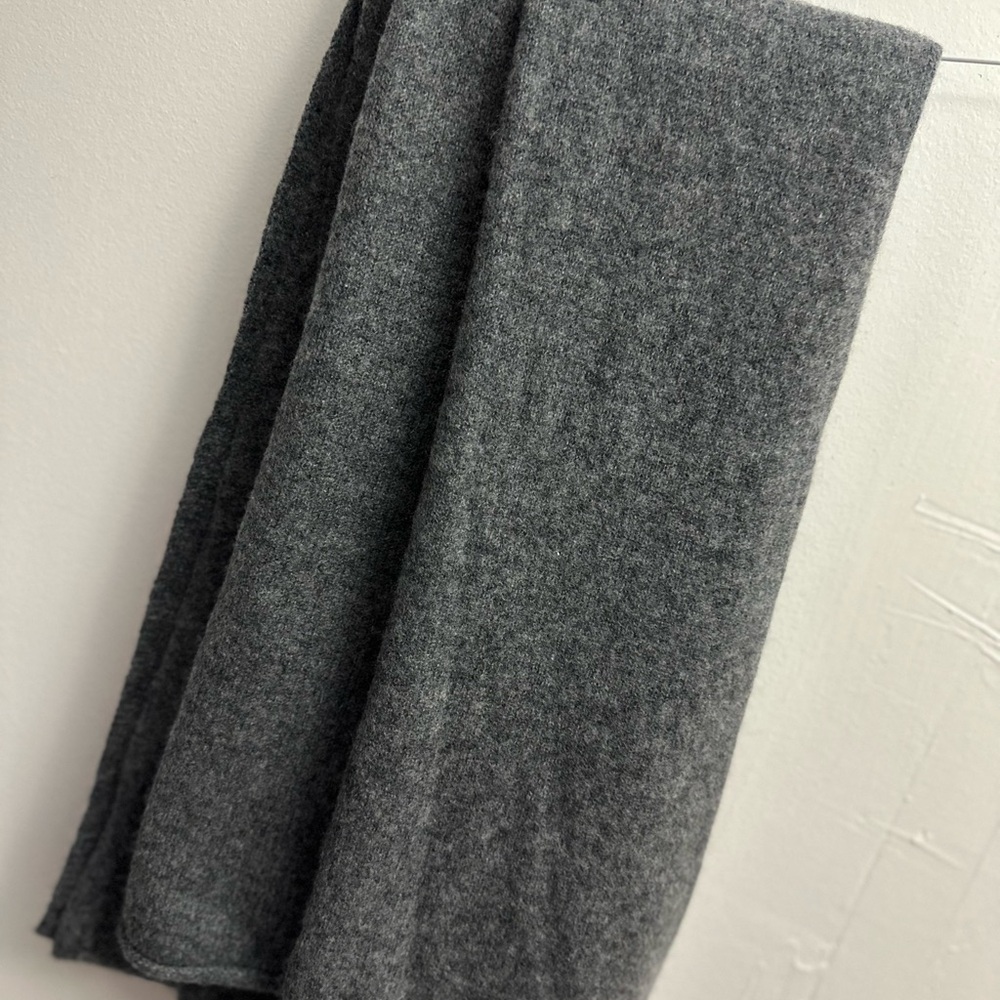 J. Crew Gray Cashmere Wrap Scarf - Used-Like New